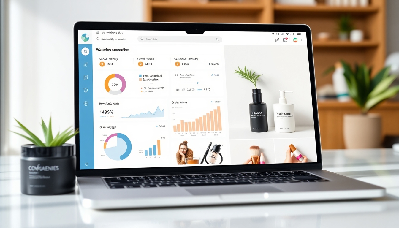 ウォーターレスコスメのD2Cビジネスモデルとマーケティング戦略のイメージ