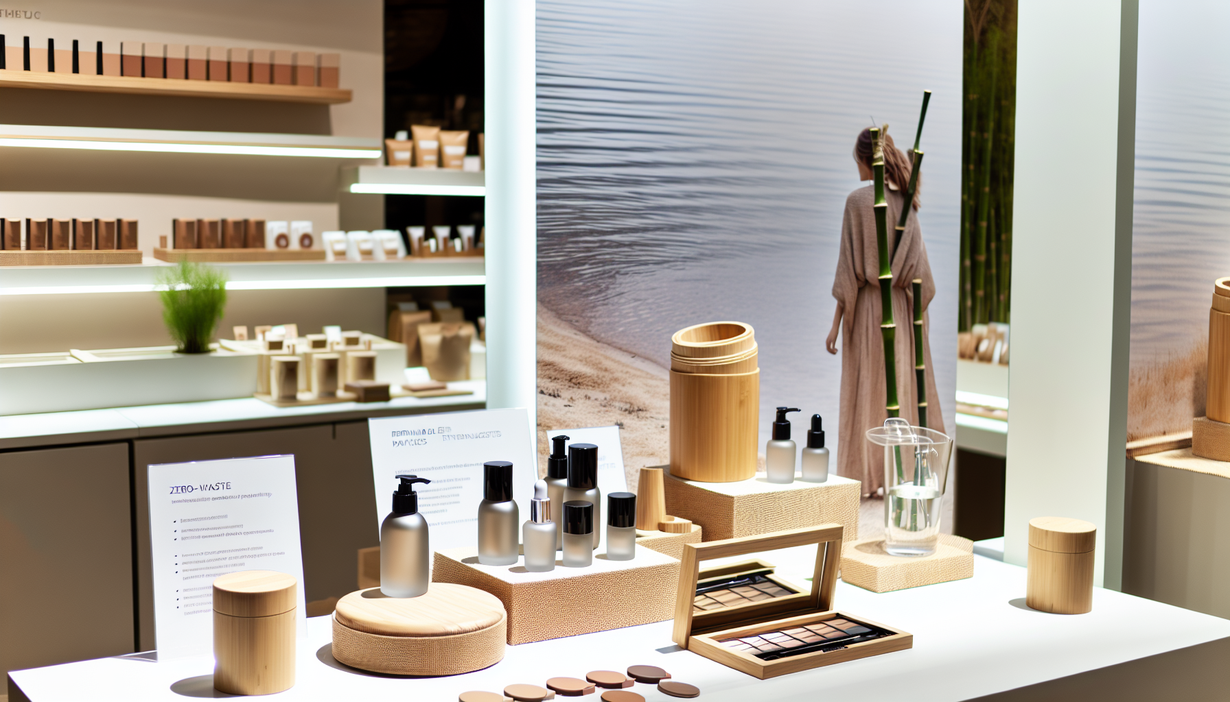 サステナブルビューティー製品とリサイクル素材